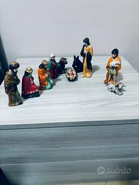 Statuine presepe in gesso