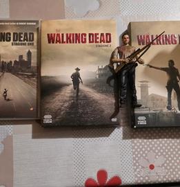 walking dead dvd + rick grimes neca