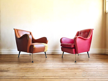 ❤️🔥 Coppia di Poltrone vintage anni 50, 60 design