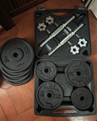 kit manubri decathlon e dischi