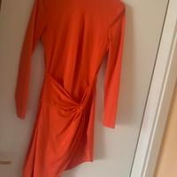 Abito glamour  stilizato arancione