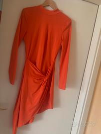 Abito glamour  stilizato arancione