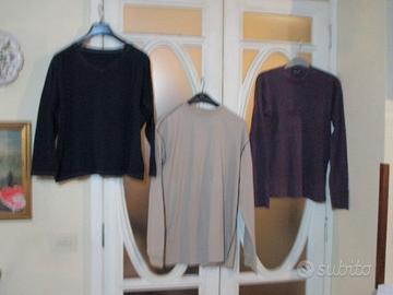 Nr. 3 maglie di cotone per uomo tg. M e L(E 3 cad)