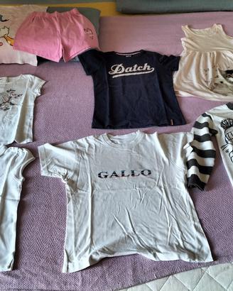 set 14 vestiti bambina,8-9 anni varie marche 