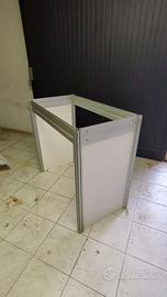 Struttura tavolo in profili alluminio smontabile