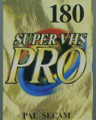 Videocassetta Fuji 180 SUPER VHS PRO