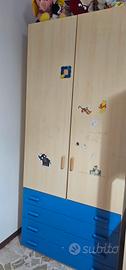 armadio comodino, libreria 