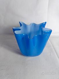 vaso fazzoletto vetro murano