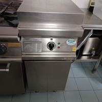 FRY-TOP ELETTRICO GICO Piastra cromata 12 kW
