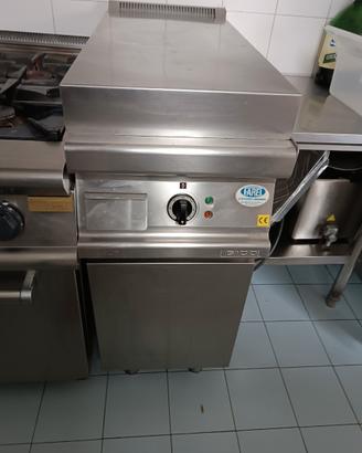 FRY-TOP ELETTRICO GICO Piastra cromata 12 kW