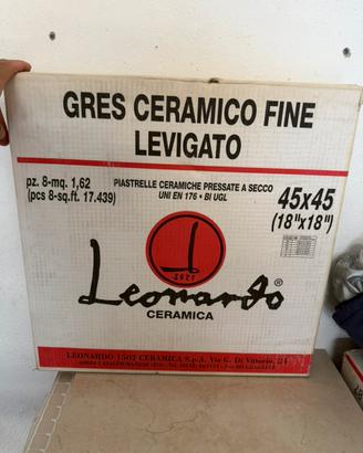 Piastrelle Gres Levigato Leonardo "Marfil" 45x45
