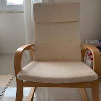 Sedia a dondolo sfoderabile