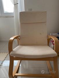 Sedia a dondolo sfoderabile