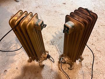 Coppia termosifoni olio