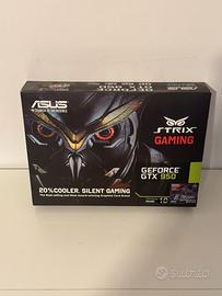 Box originale Asus Strix GTX 950 + CD + manuale