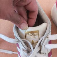 scarpe sportive  bianco e fucsia n 36