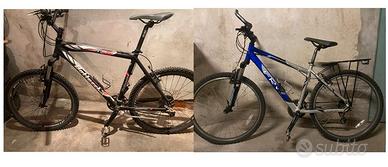 2 biciclette MTB mountain bike FRW e BOTTECCHIA