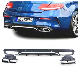 DIFFUSORE MERCEDES CLASSE C C205 COUPÉ 15-18 AMG P