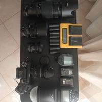 Kit Fujifilm X T4, ottiche e accessori
