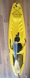 kayak Pimar  266cm completo portacanna da pesca 