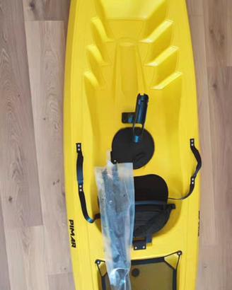 kayak Pimar  266cm completo portacanna da pesca 
