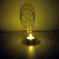 portacandela Spiderman 