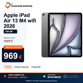 Apple iPad Air 13 M4 wifi 2026 256 GB