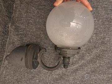 Luce da esterno in ferro