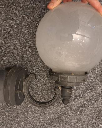 Luce da esterno in ferro