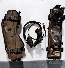 2 ricetrasmettitori e cuffie con laringofono