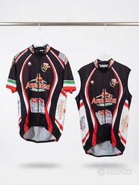 Maglia e gilet per ciclismo con sponsor