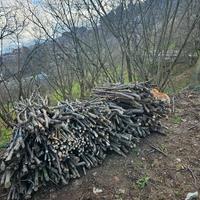 fascine di legna di nocciolo