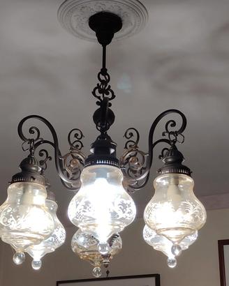 Lampadario classico a 6 luci