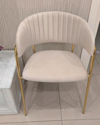 poltrona velluto salotto 