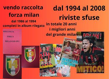 RIVISTE FORZA MILAN DAL 1986 AL 2008