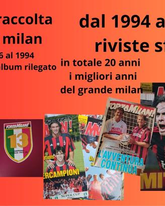 RIVISTE FORZA MILAN DAL 1986 AL 2008