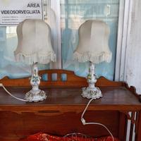 coppia abajur capodimonte 