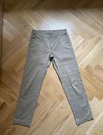 pantaloni uomo - cotone - beige