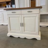 Credenza in legno nuova bianca