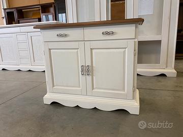 Credenza in legno nuova bianca