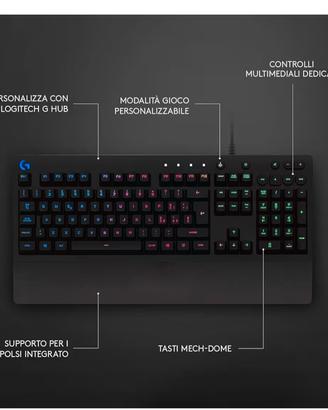 Logitech G G213 Prodigy Tastiera Gaming retroillum
