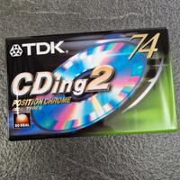 cassette audio originali TDK 74 CD ing2 chrome 