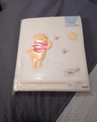 coperta in pile x lettino  con sbarre Disney 