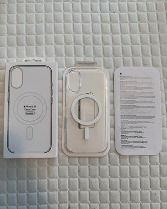 Apple Custodia MagSafe trasparente per iPhone 16
