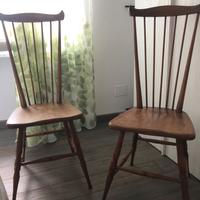 Sedie in legno teak, anni 60/70