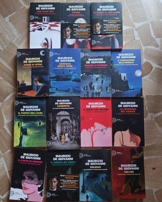 serie  completa libri del Commissario Ricciardi
