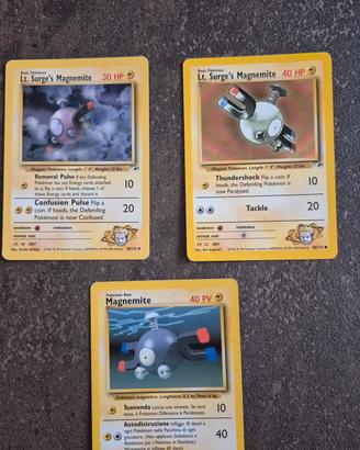 Carte Pokemon Magnemite e Lt.Source's Magnemite