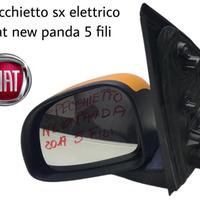 SPECCHIETTO RETROVISORE SINISTRO FIAT Panda 3Â° Se