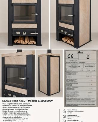 Stufa a legna ARCO