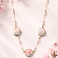 collana Sakura in seta giapponese 